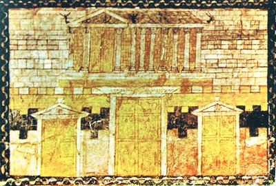 Храм Соломона. Роспись синагоги в Дура-Европос. Ок. 250 г. (Национальный музей, Дамаск)