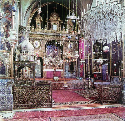 Собор мон-ря ап. Иакова в Иерусалиме. XVII–XVIII вв. Интерьер